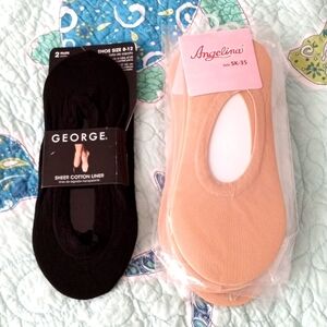 8 pairs of No Show lightweight liners